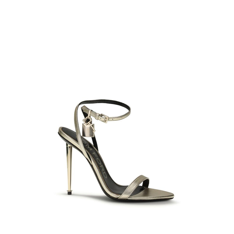 Tom Ford Gold Goatskin Stiletto Heel Glam Steals