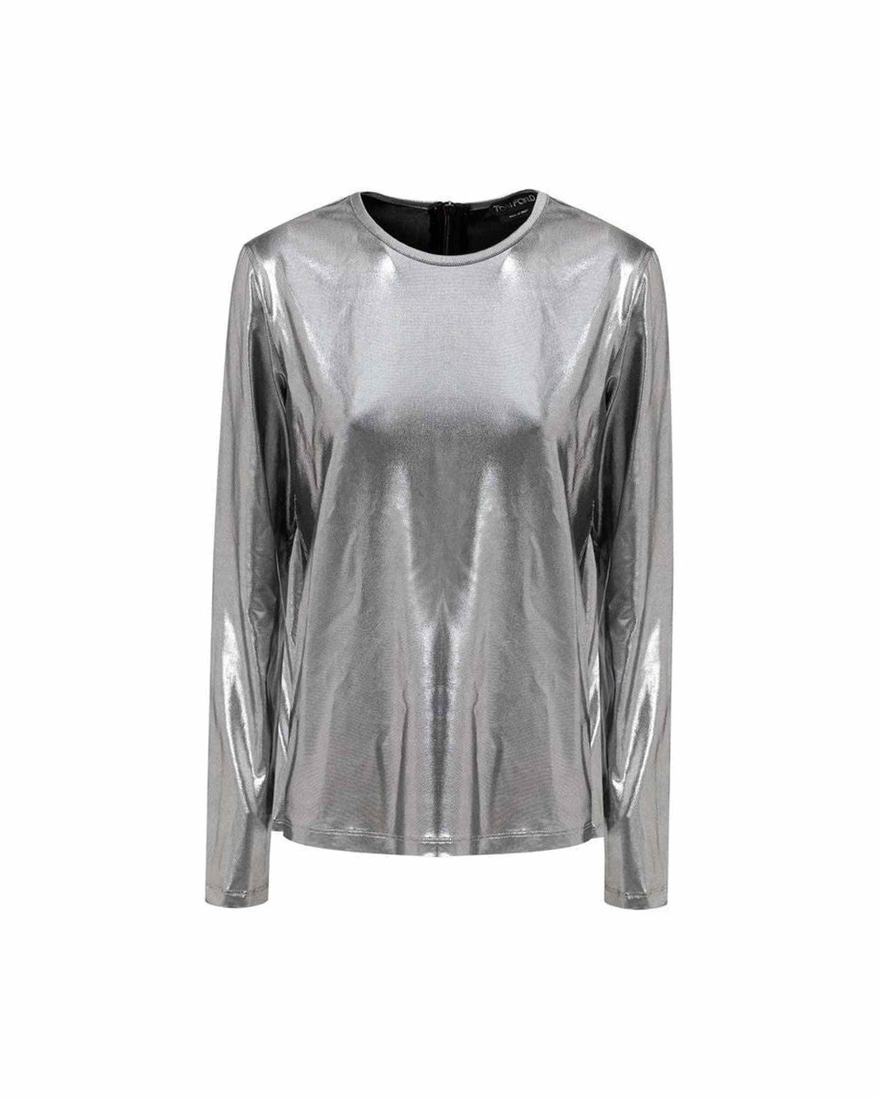 Tom Ford Gray Viscose Long Sleeve Glam Steals