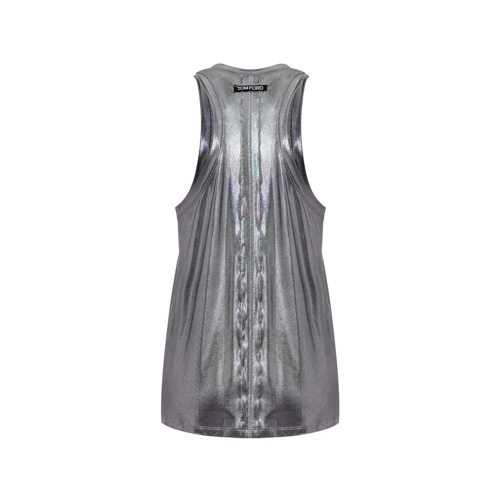 Tom Ford Gray Viscose Tank Top Glam Steals