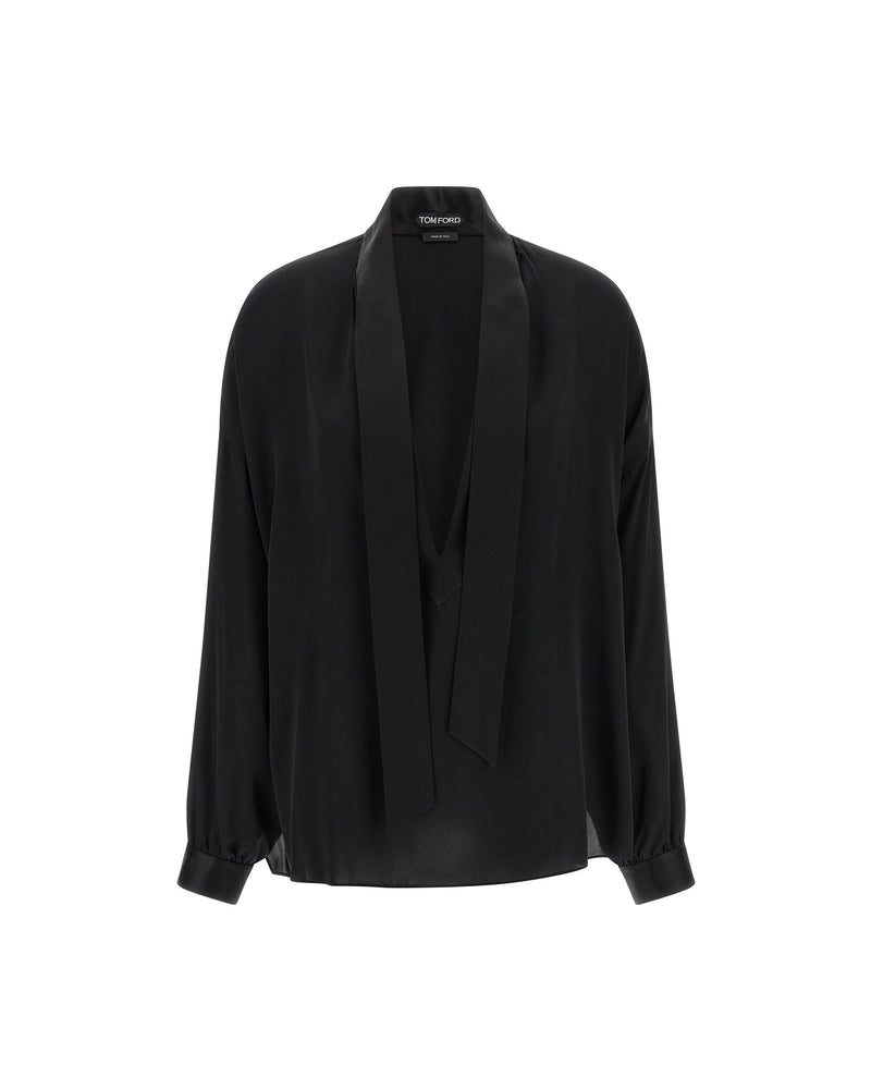 Tom Ford Lavallière Neck Blouse Shirts