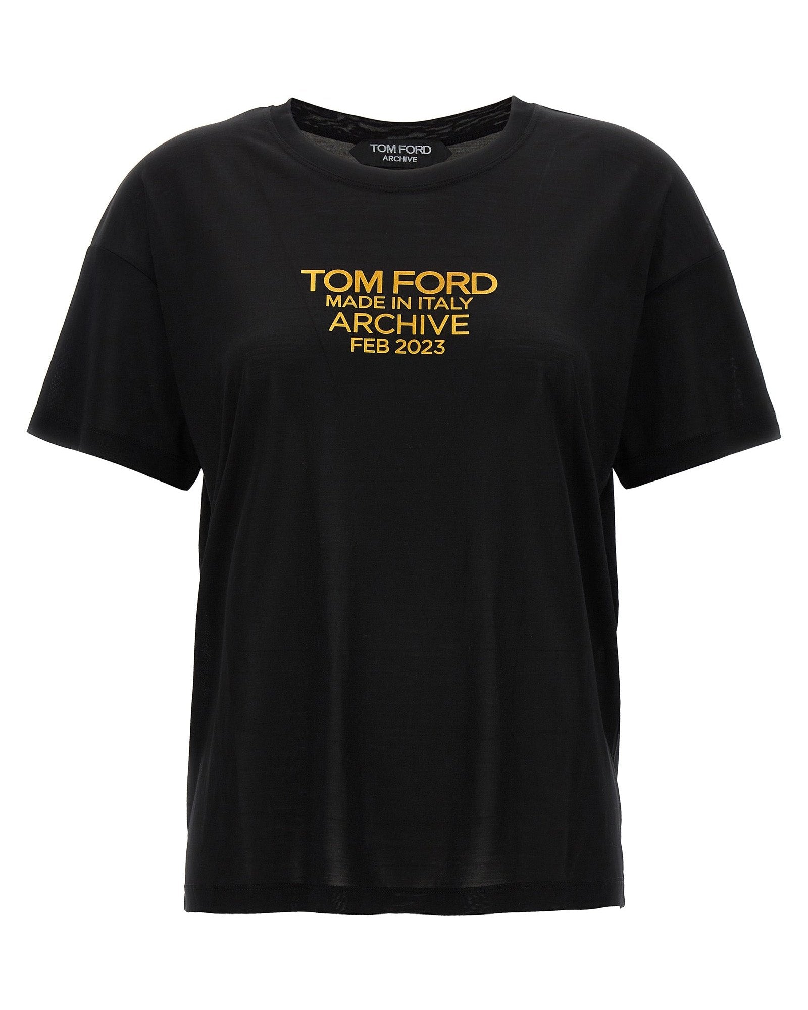 Tom Ford Logo Print T-shirt Glam Steals