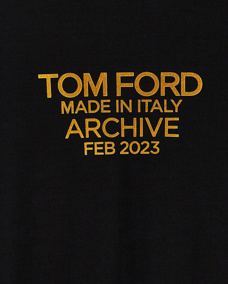 Tom Ford Logo Print T-shirt Glam Steals
