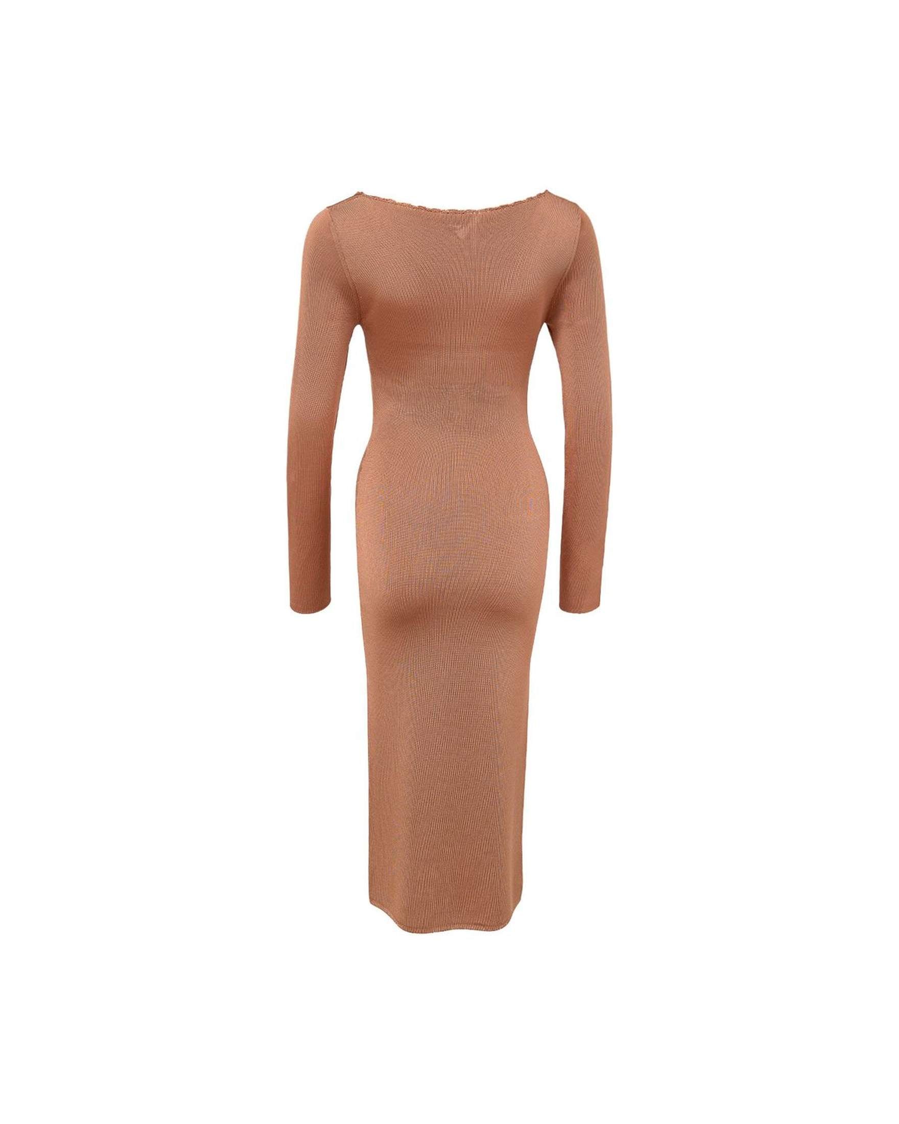 Tom Ford Orange Viscose Long Glam Steals