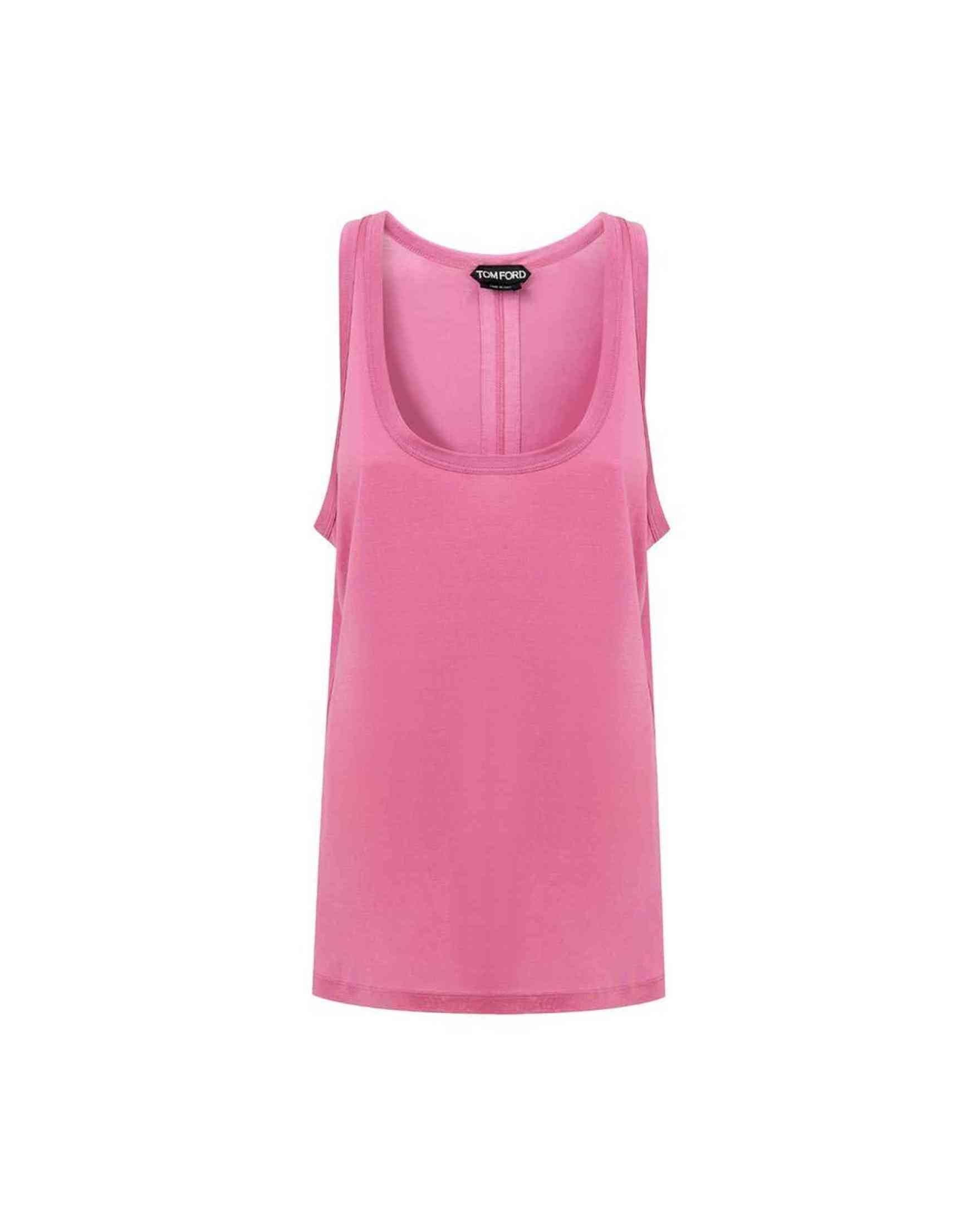 Tom Ford Pink Silk Tank Top Glam Steals