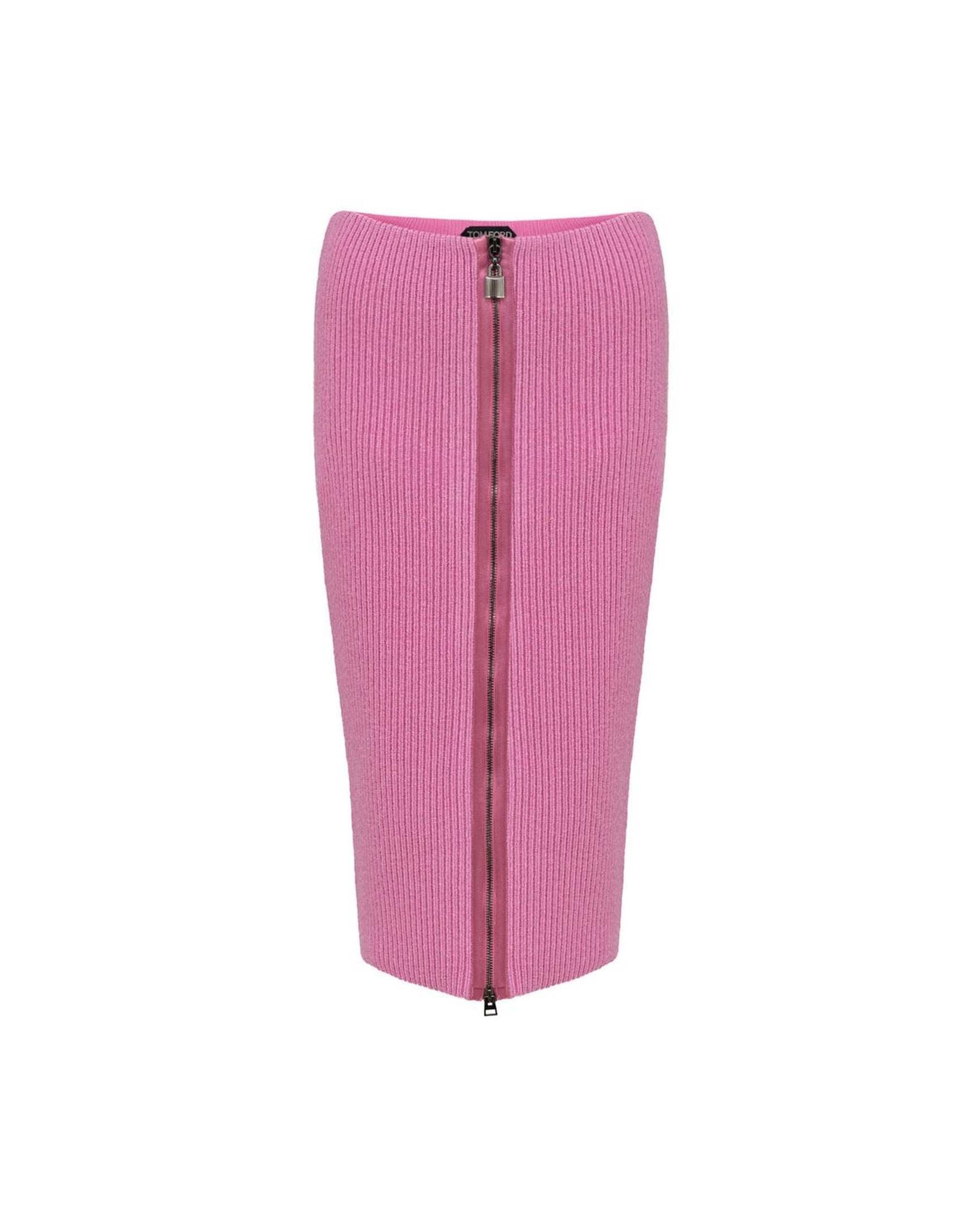 Tom Ford Pink Wool Midi Glam Steals