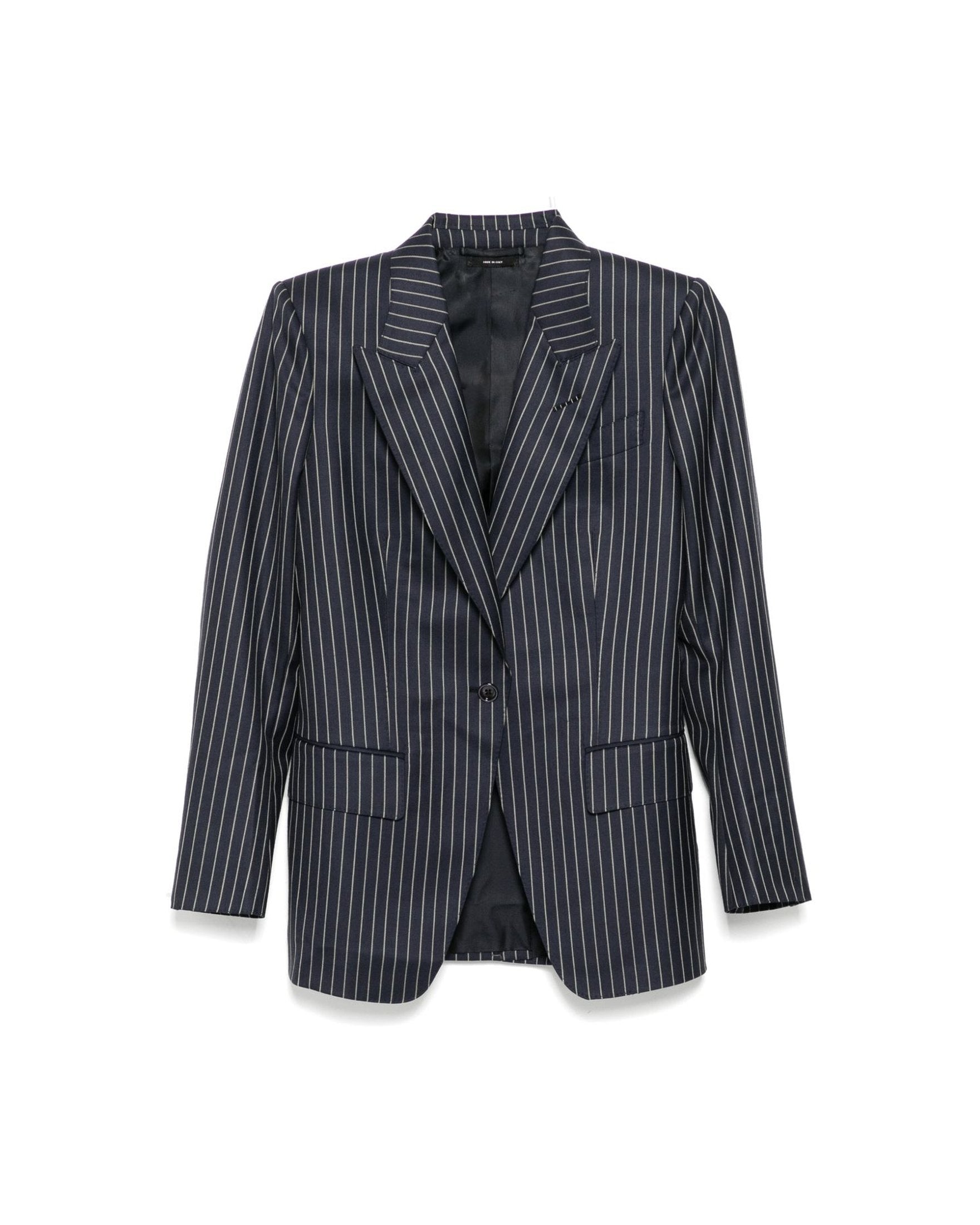 Tom Ford Pinstripe Single Breasted Blazer Glam Steals