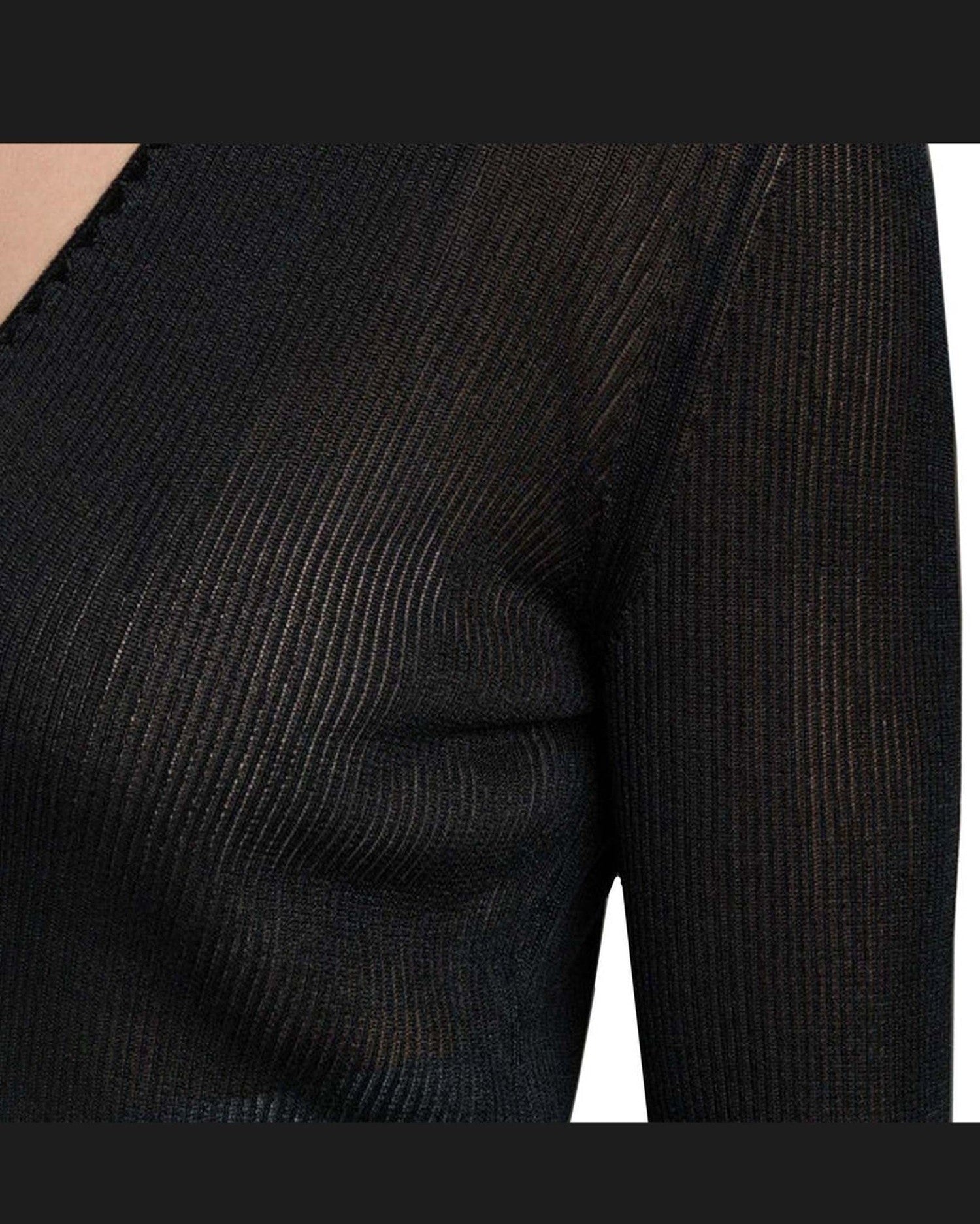 Tom Ford Sheer Fine Ribbed Top Glam Steals