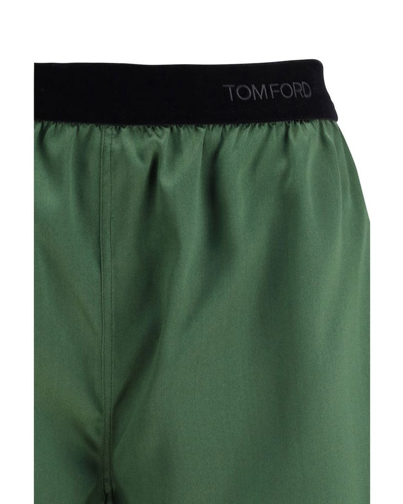 Tom Ford Silk Bicolor Bermuda Shorts Bermudas