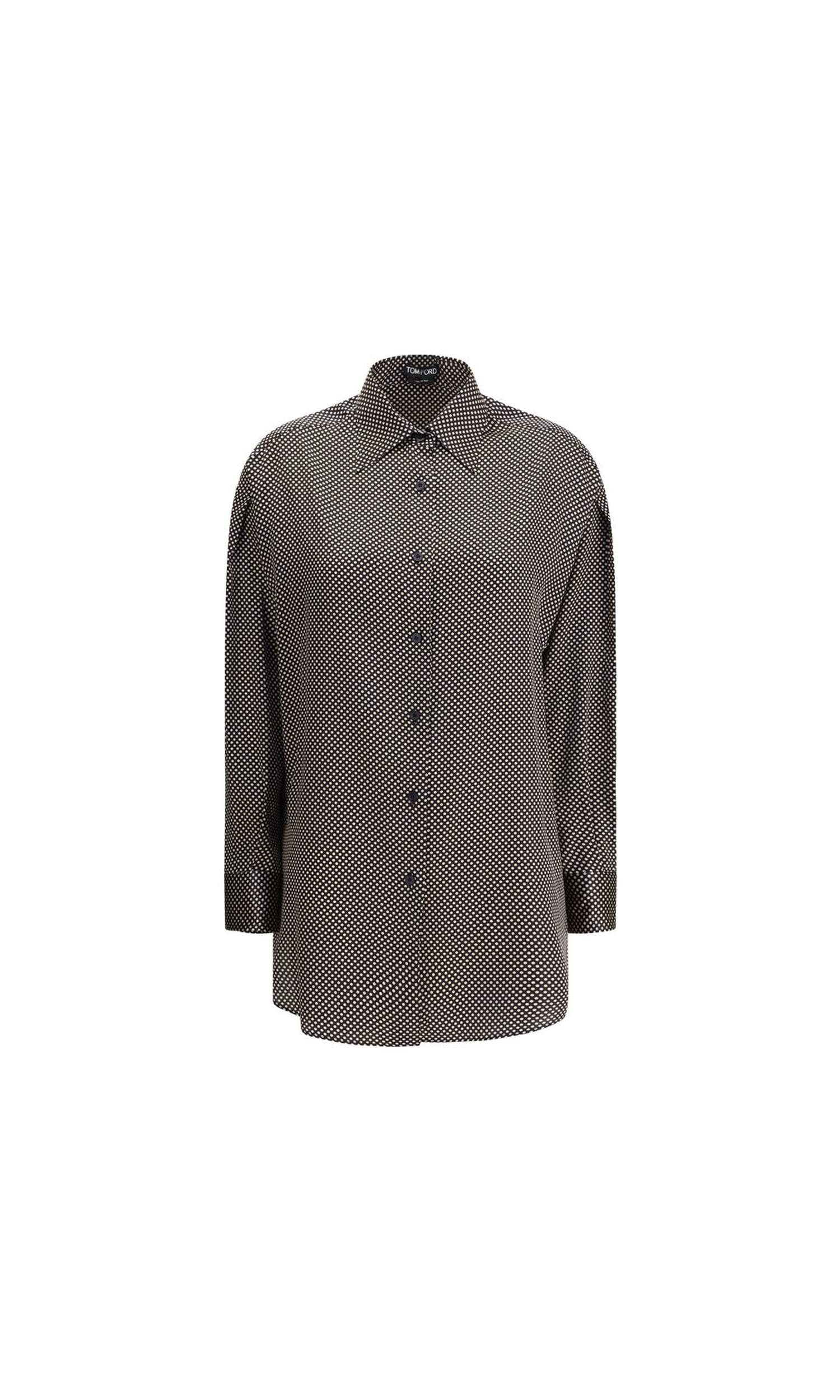 Tom Ford Silk Polka Dot Shirt Glam Steals