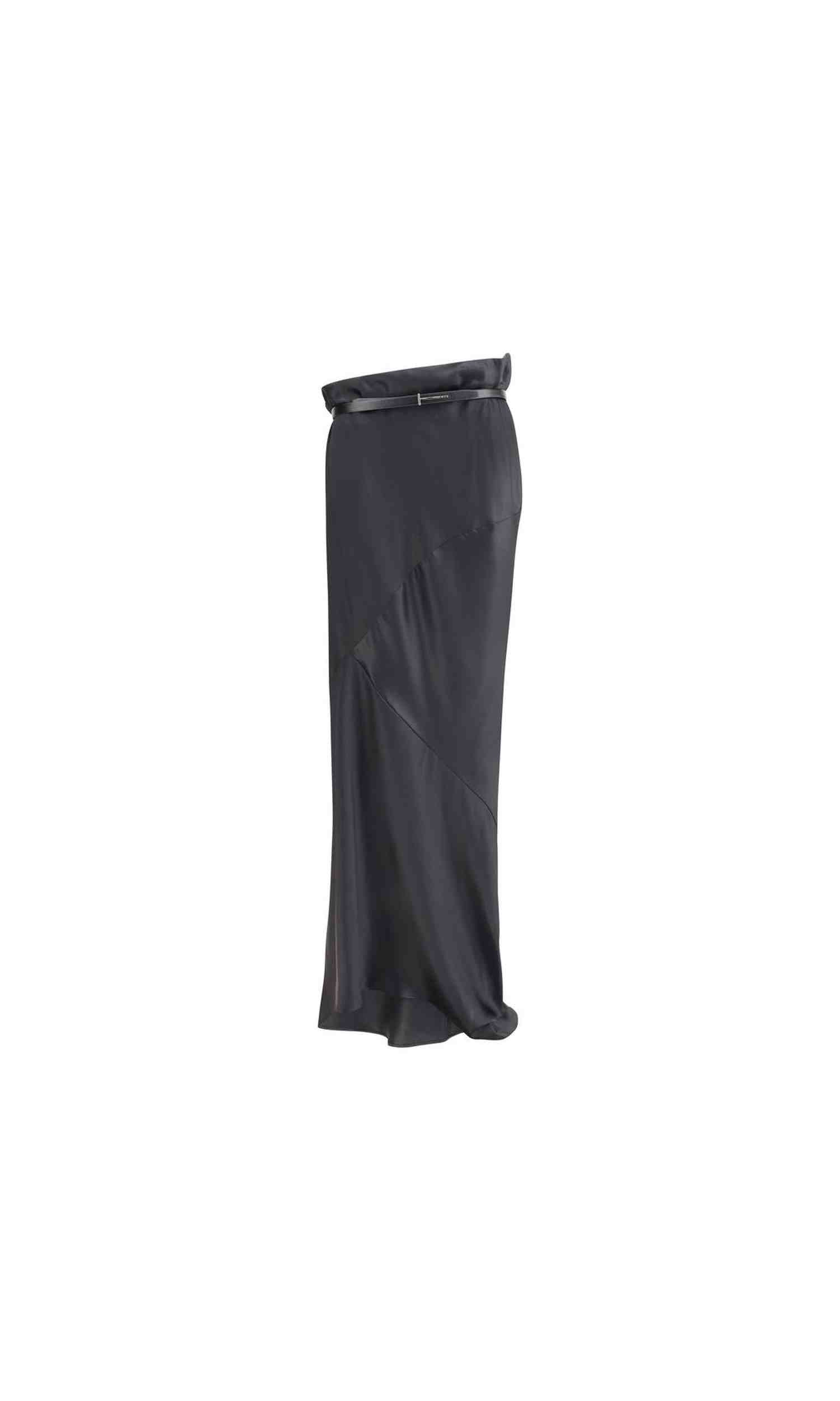 Tom Ford Silk Satin Long Skirt Glam Steals