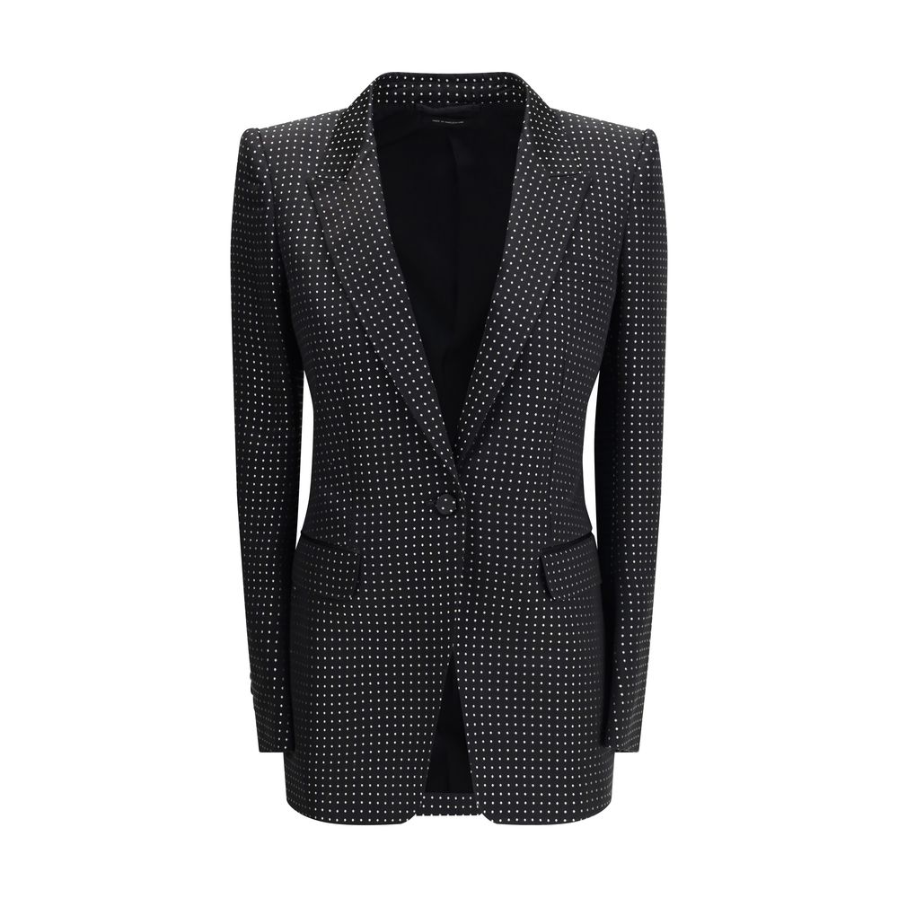 Tom Ford Single Breasted Jacket with Polka Dots Glam Steals