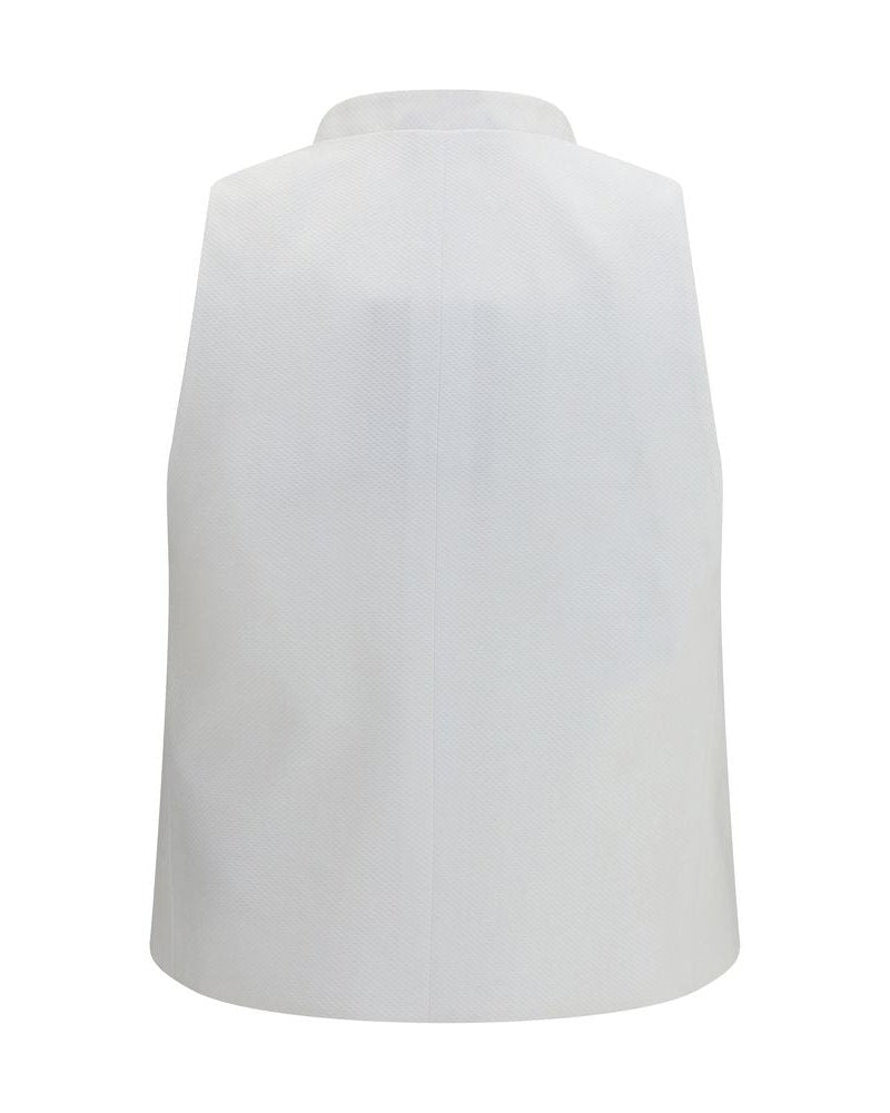 Tom Ford White Cotton Waistcoat Glam Steals