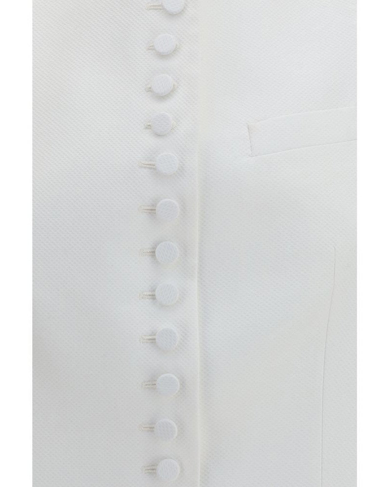 Tom Ford White Cotton Waistcoat Glam Steals