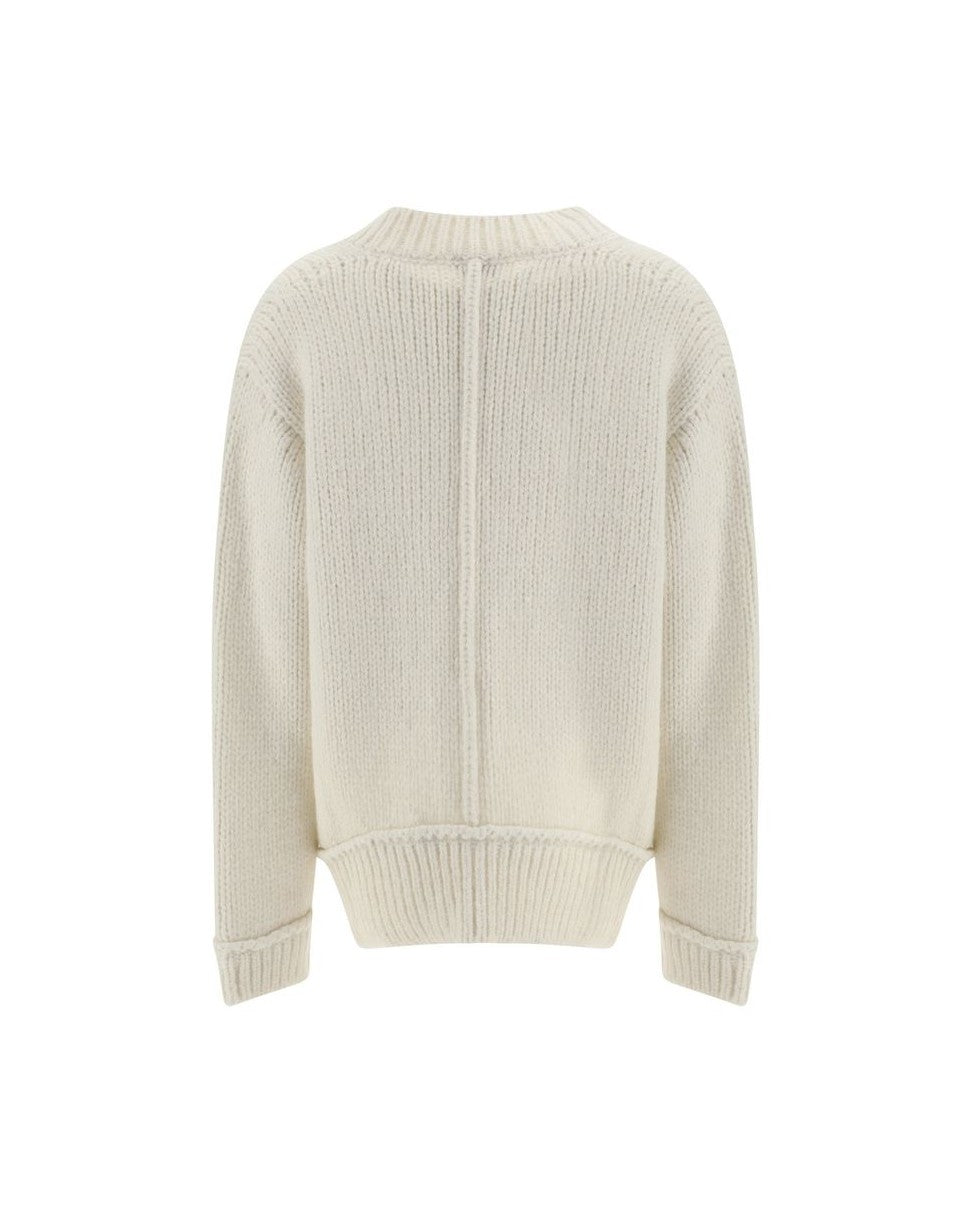 Tom Ford White Leather Alpaca Sweatshirt Glam Steals