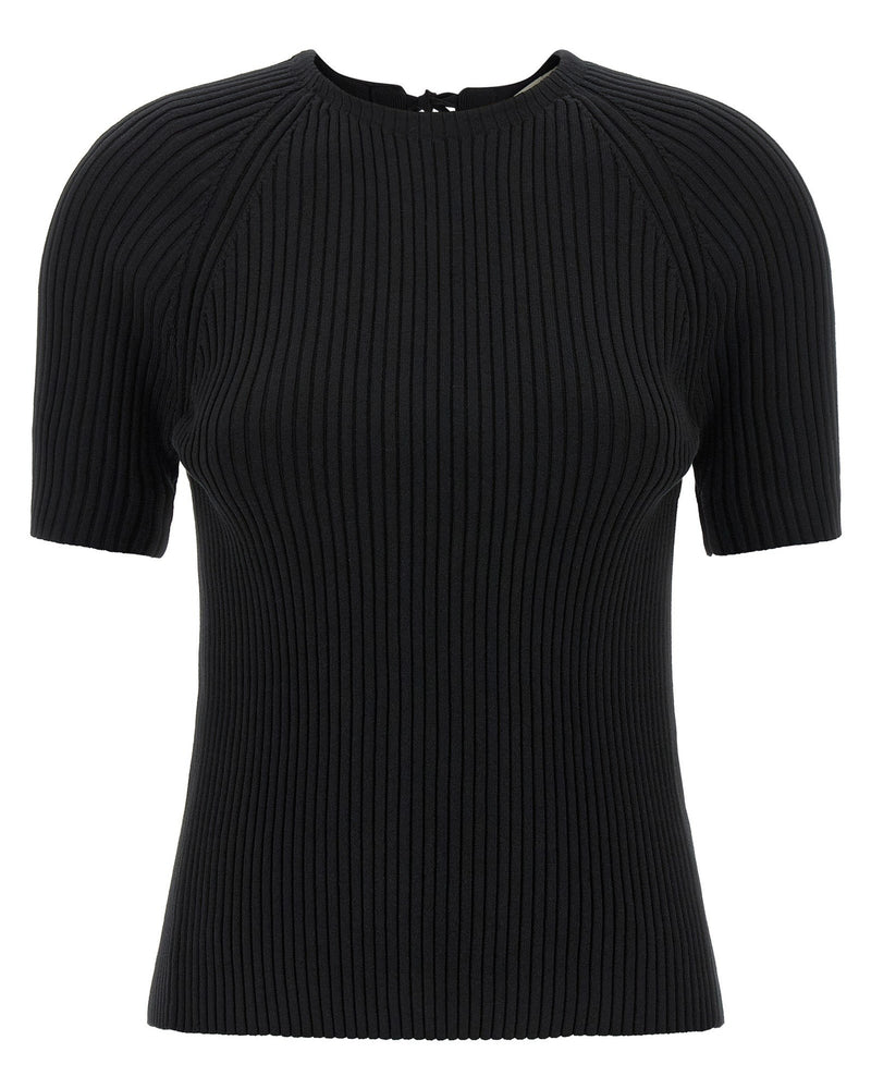 Tory Burch Back Closure Sweater Glam Steals