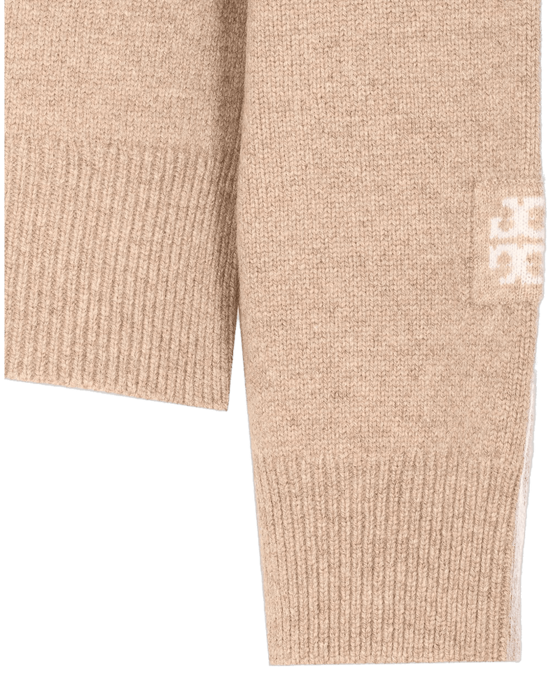 Tory Burch Beige Sweater Glam Steals