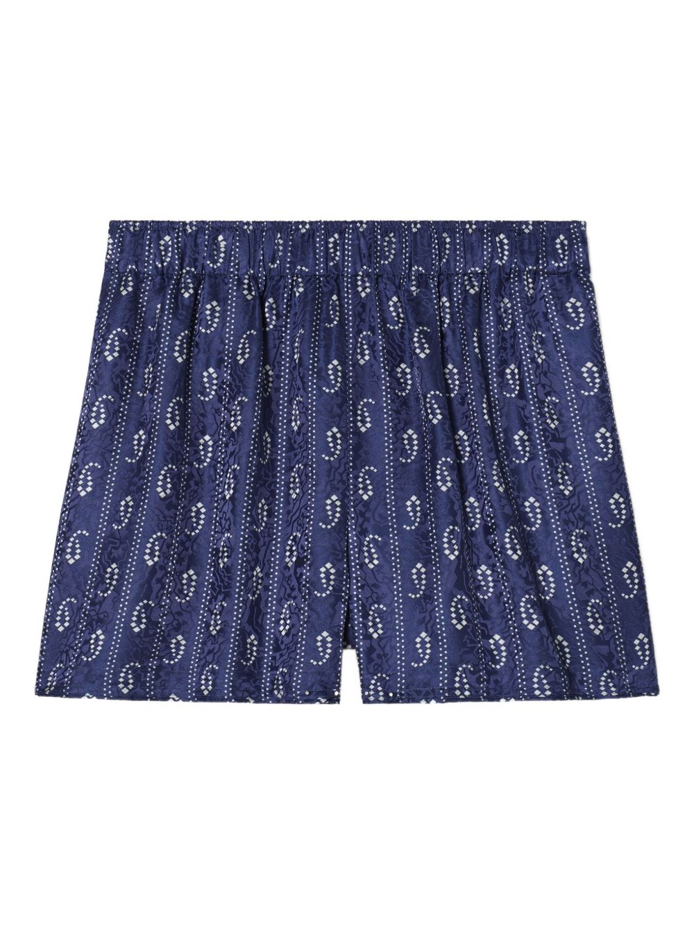 Tory Burch Blue Shorts Glam Steals