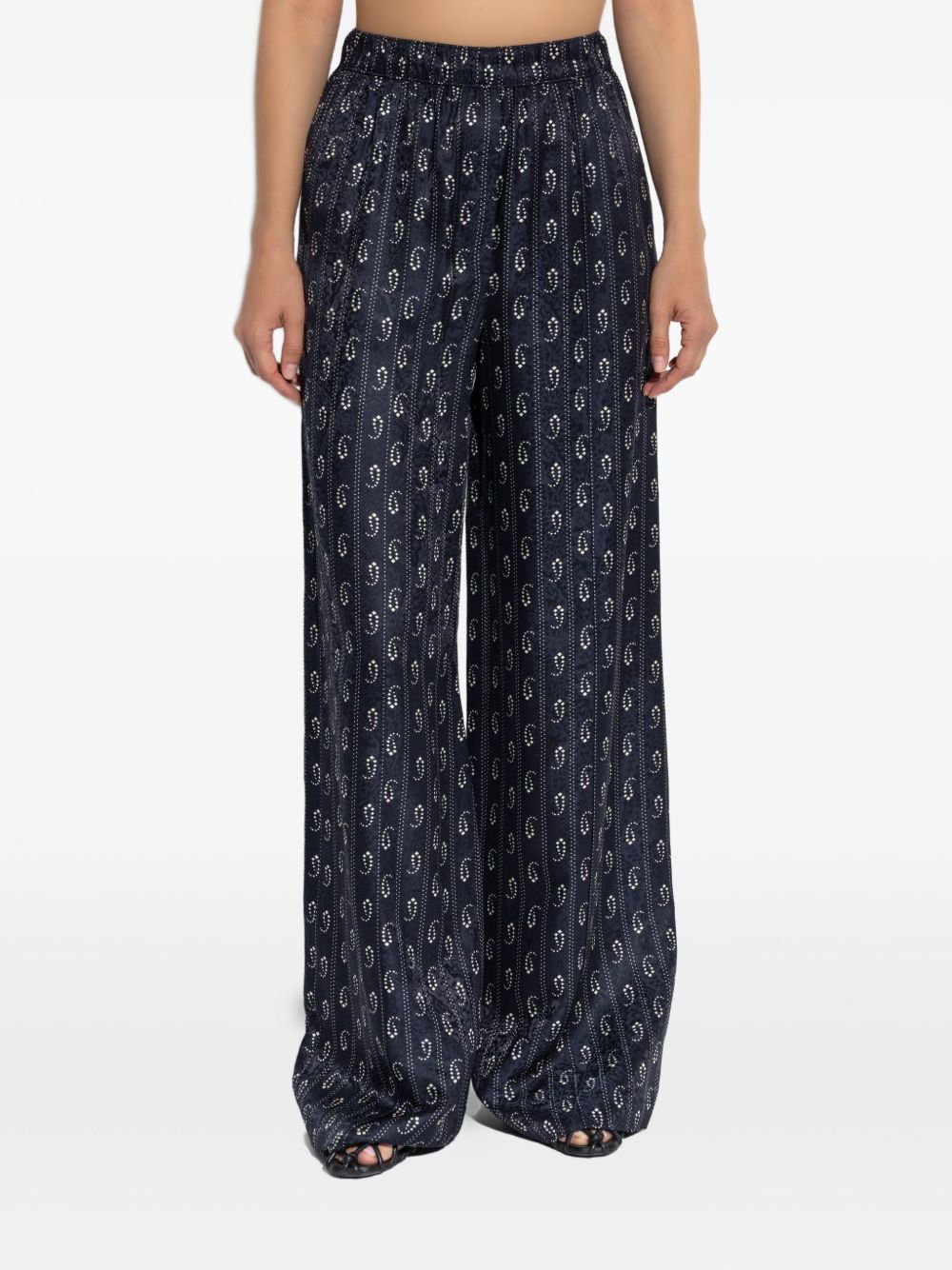 Tory Burch Blue Trouser Glam Steals