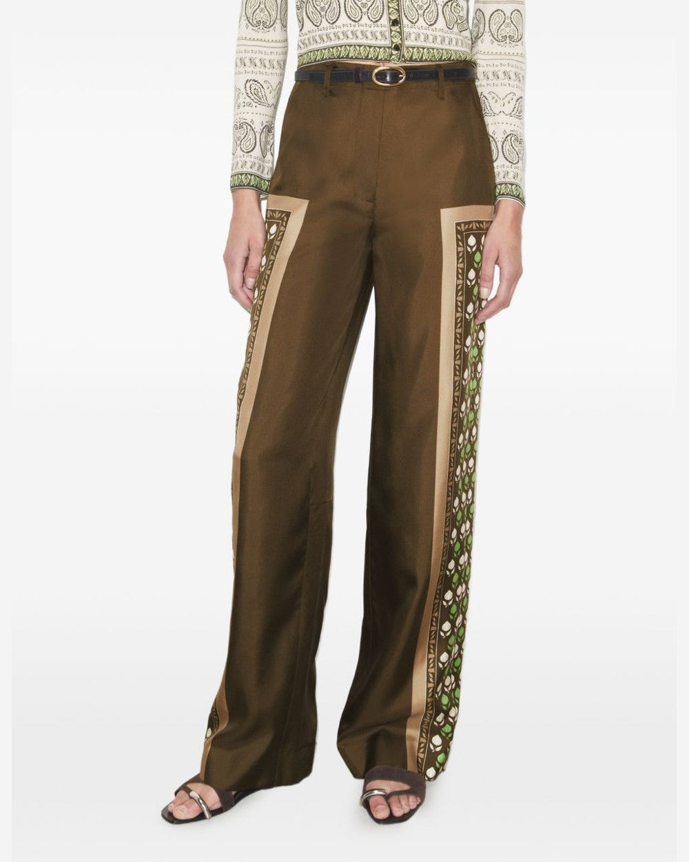 Tory Burch Brown Trouser Glam Steals