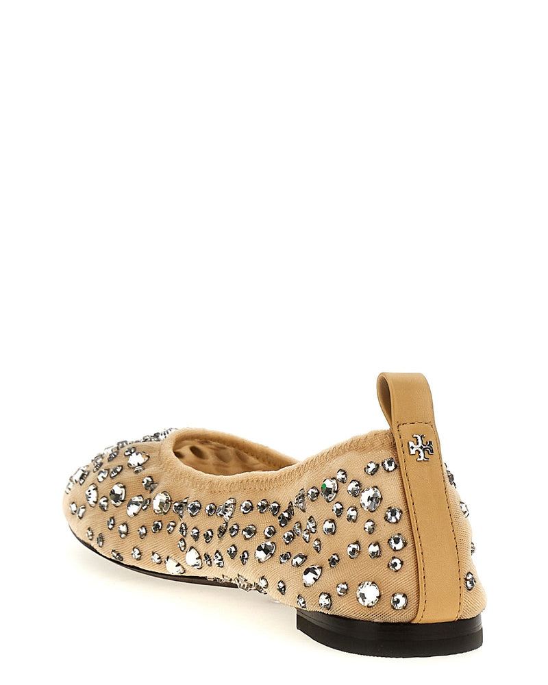 Tory Burch Crystal Ballet Flats Glam Steals
