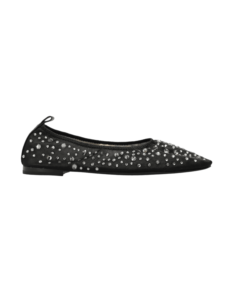 Tory Burch Crystal Embellished Ballerina Shoes Glam Steals