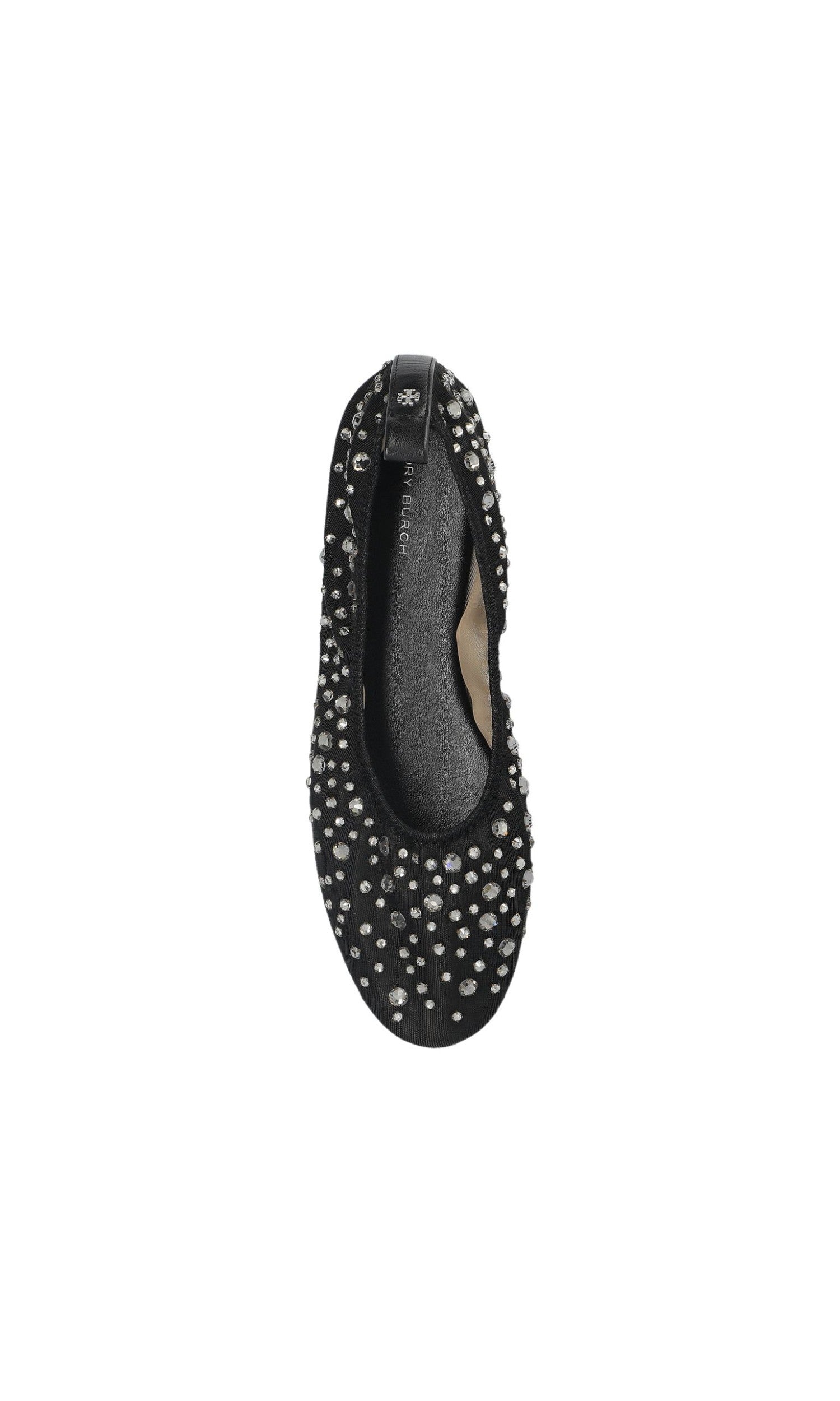 Tory Burch Crystal Embellished Ballerina Shoes Glam Steals