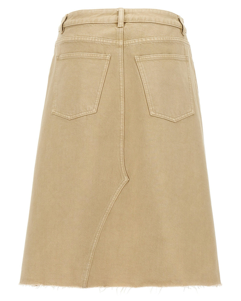 Tory Burch Deconstructed Midi Skirt Glam Steals