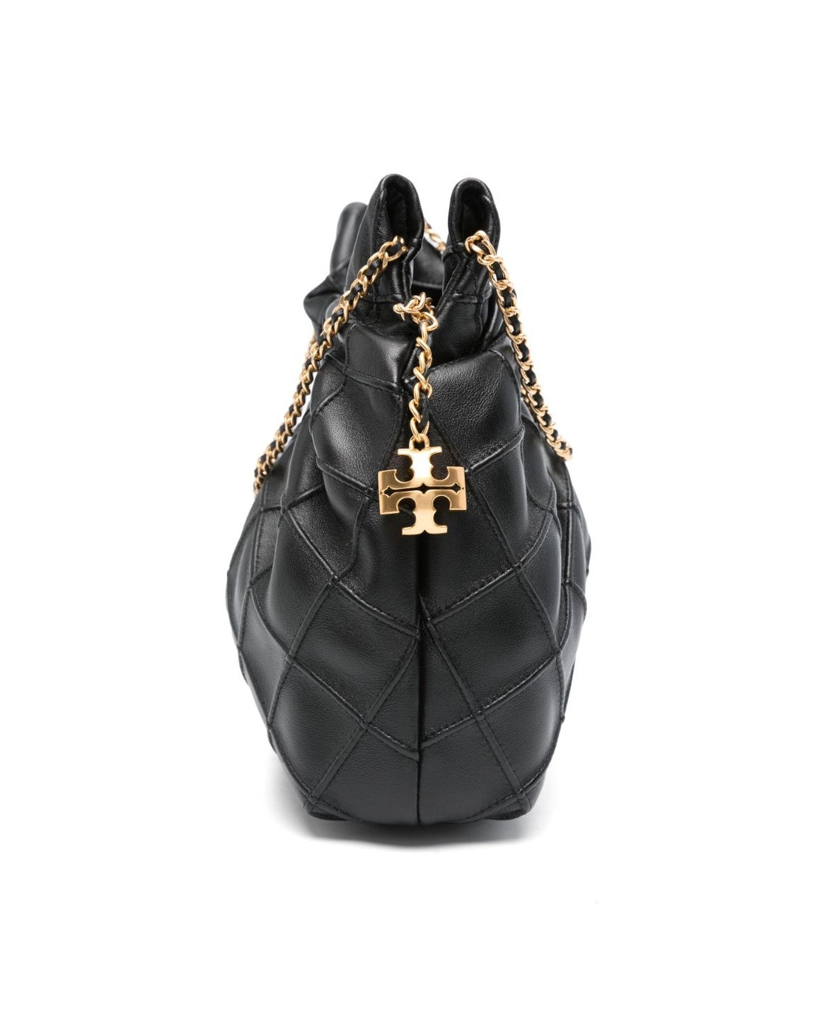 Tory Burch Fleming mini leather hobo bag Glam Steals