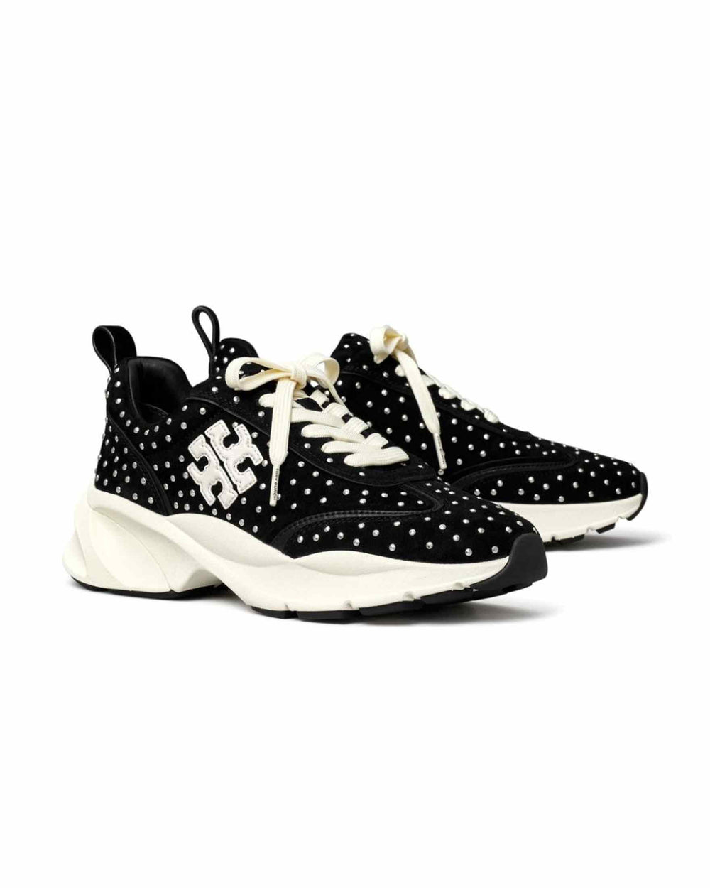 Tory Burch Good Luck Studded Trainers Glam Steals