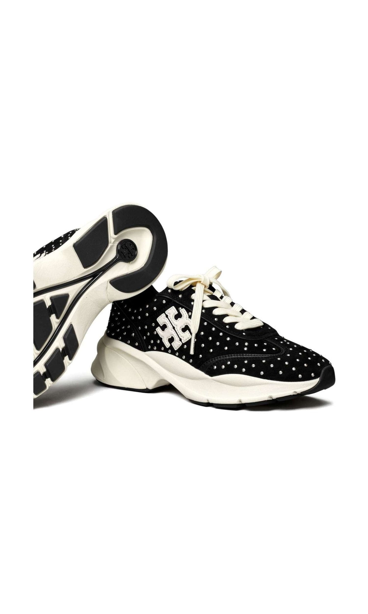 Tory Burch Good Luck Studded Trainers Glam Steals