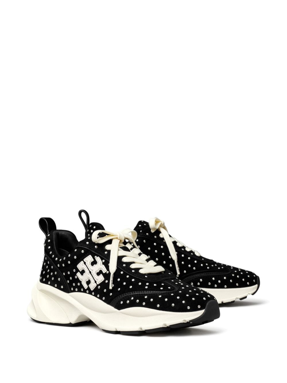 Tory Burch Good Luck Studded Trainers Glam Steals