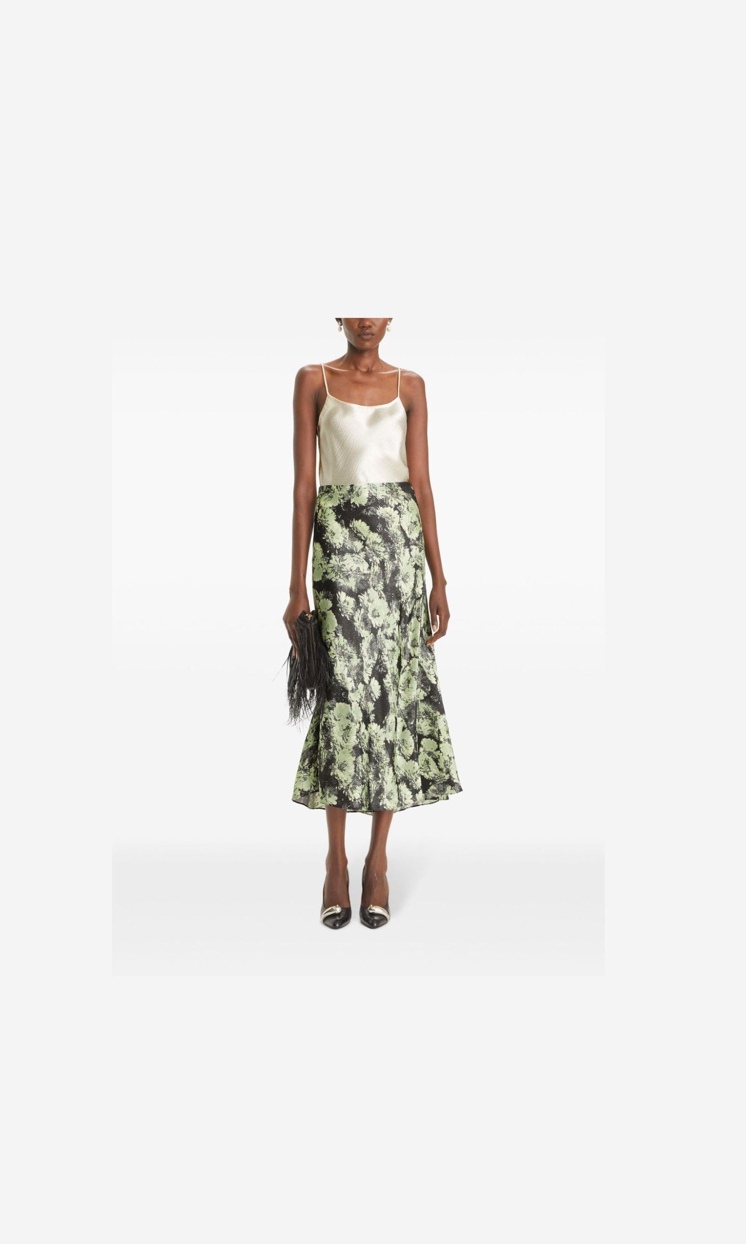 Tory Burch Green Skirt Glam Steals