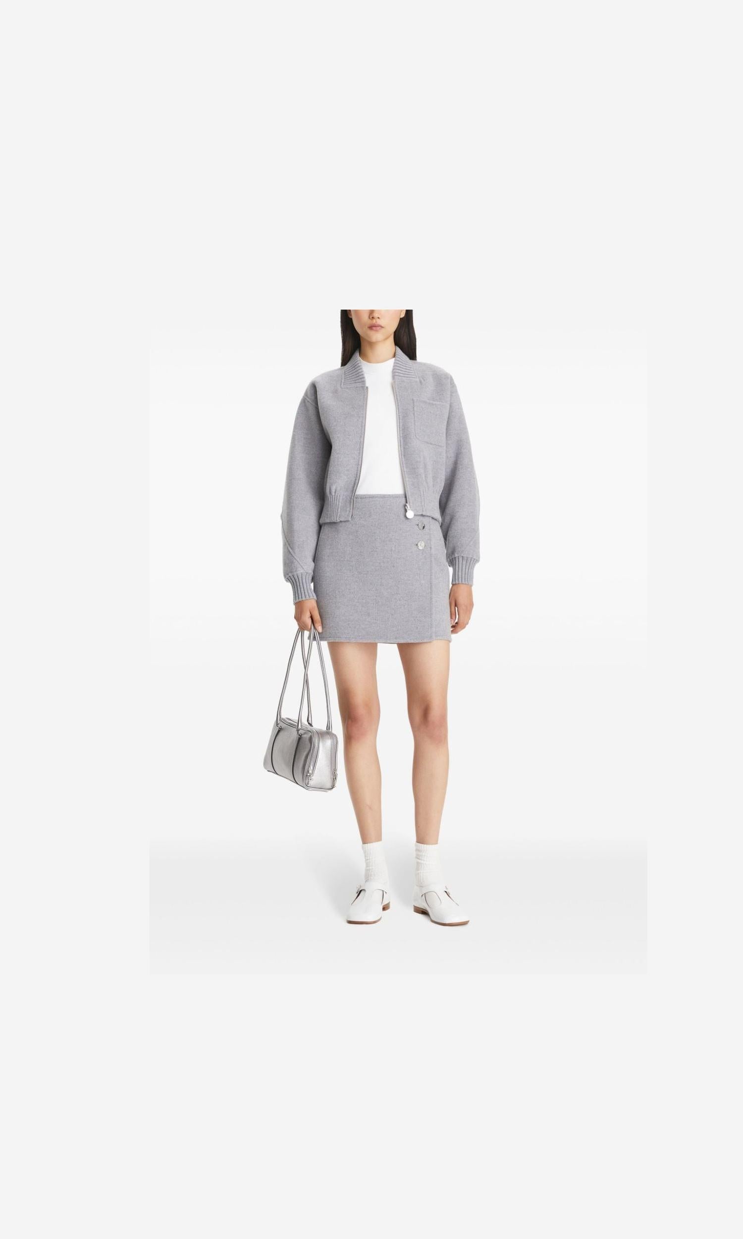Tory Burch Grey Skirt Glam Steals