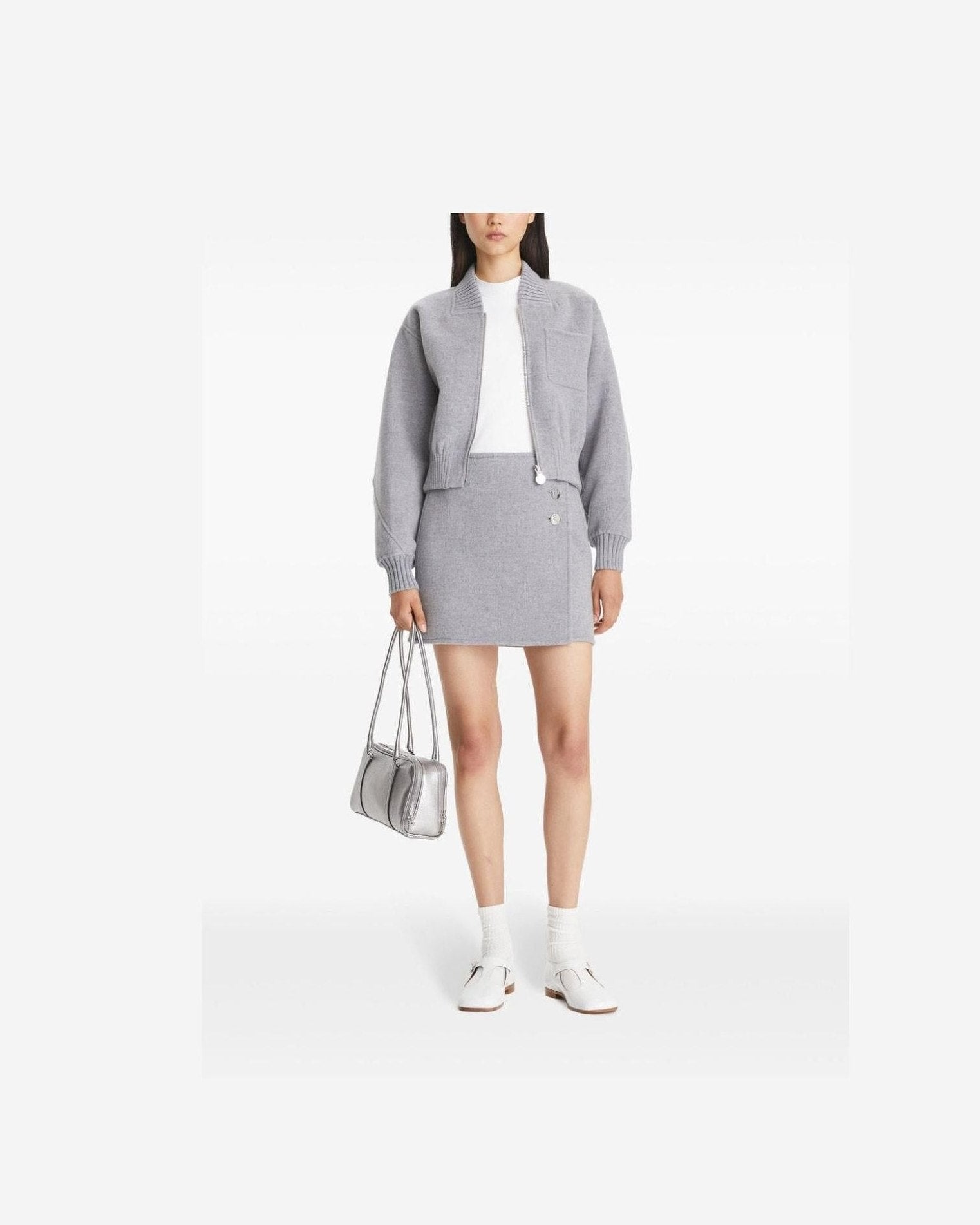 Tory Burch Grey Skirt Glam Steals