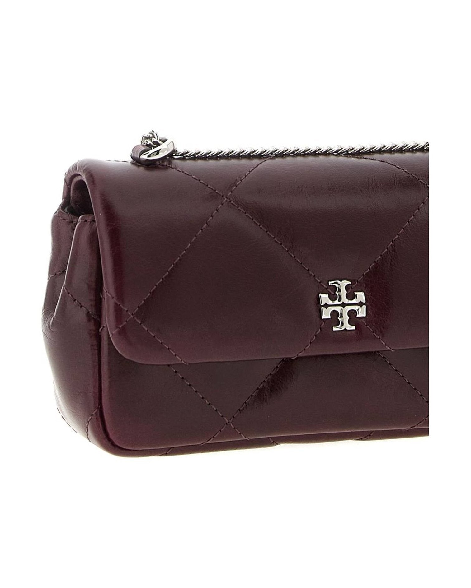 Tory Burch Kira Diamond Clutch Bordeaux Glam Steals