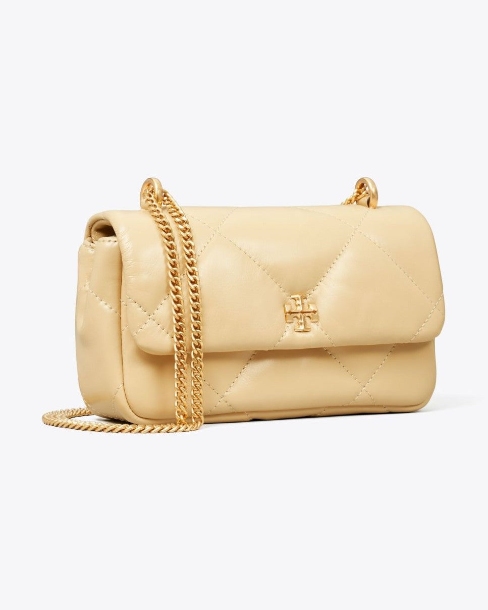 Tory Burch Kira Diamond mini leather shoulder bag Glam Steals