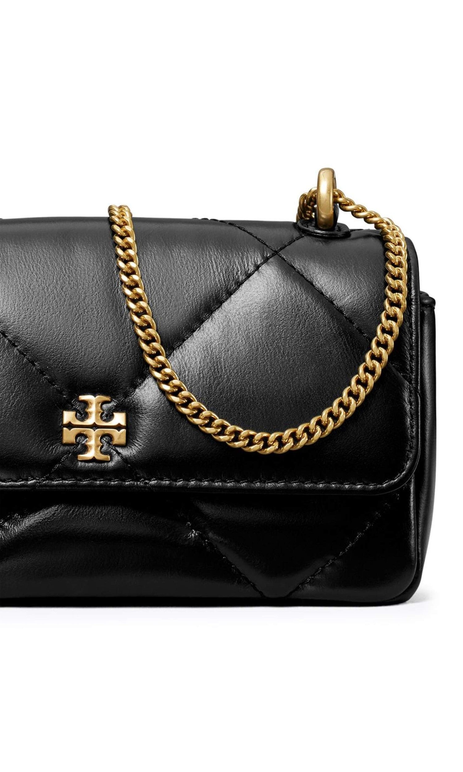 Tory Burch Leather Kira Diamond Mini Shoulder Bag Glam Steals