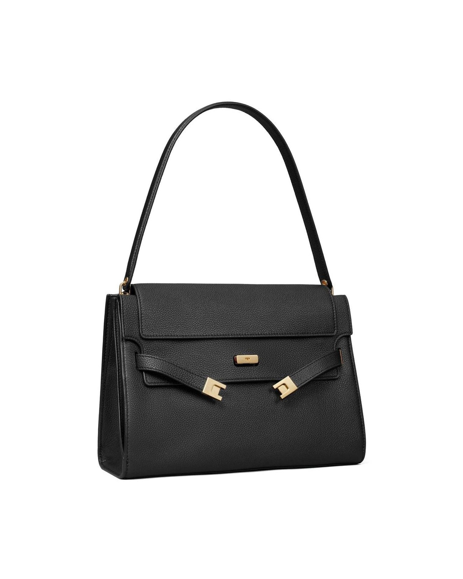 Tory Burch Leather Lee Radziwill Large Handbag Glam Steals