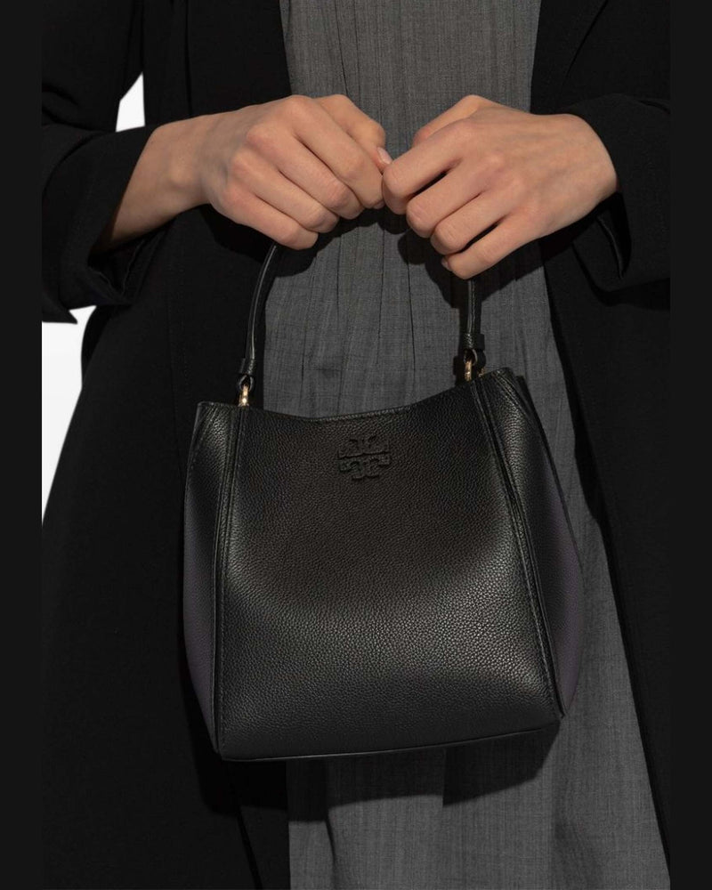 Tory Burch Leather Mcgraw Bucket Bag Glam Steals