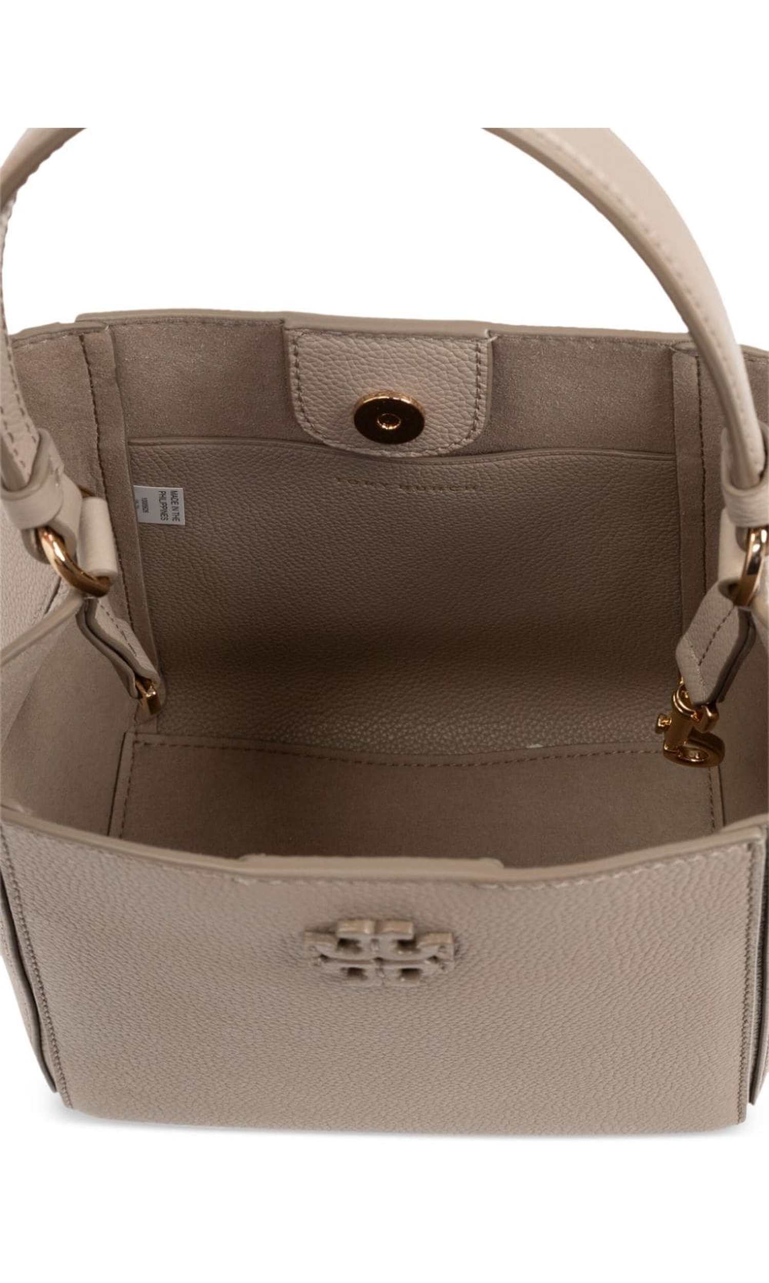 Tory Burch Leather Mcgraw Small Bucket Bag Glam Steals