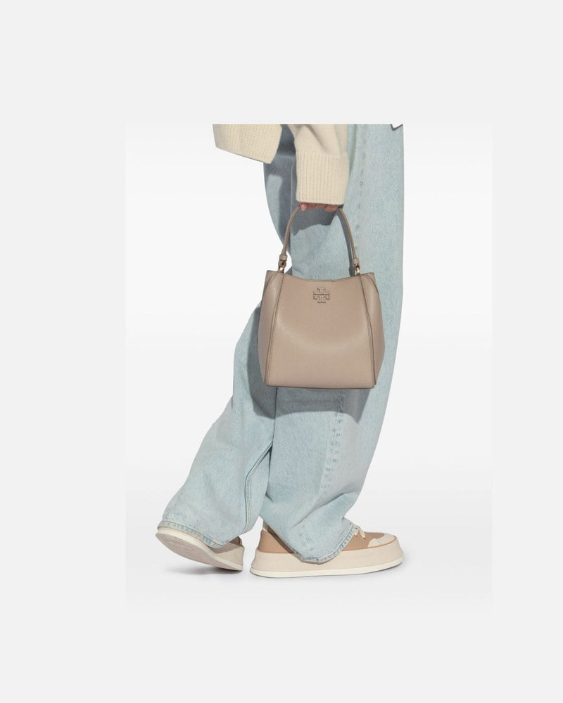 Tory Burch Leather Mcgraw Small Bucket Bag Glam Steals