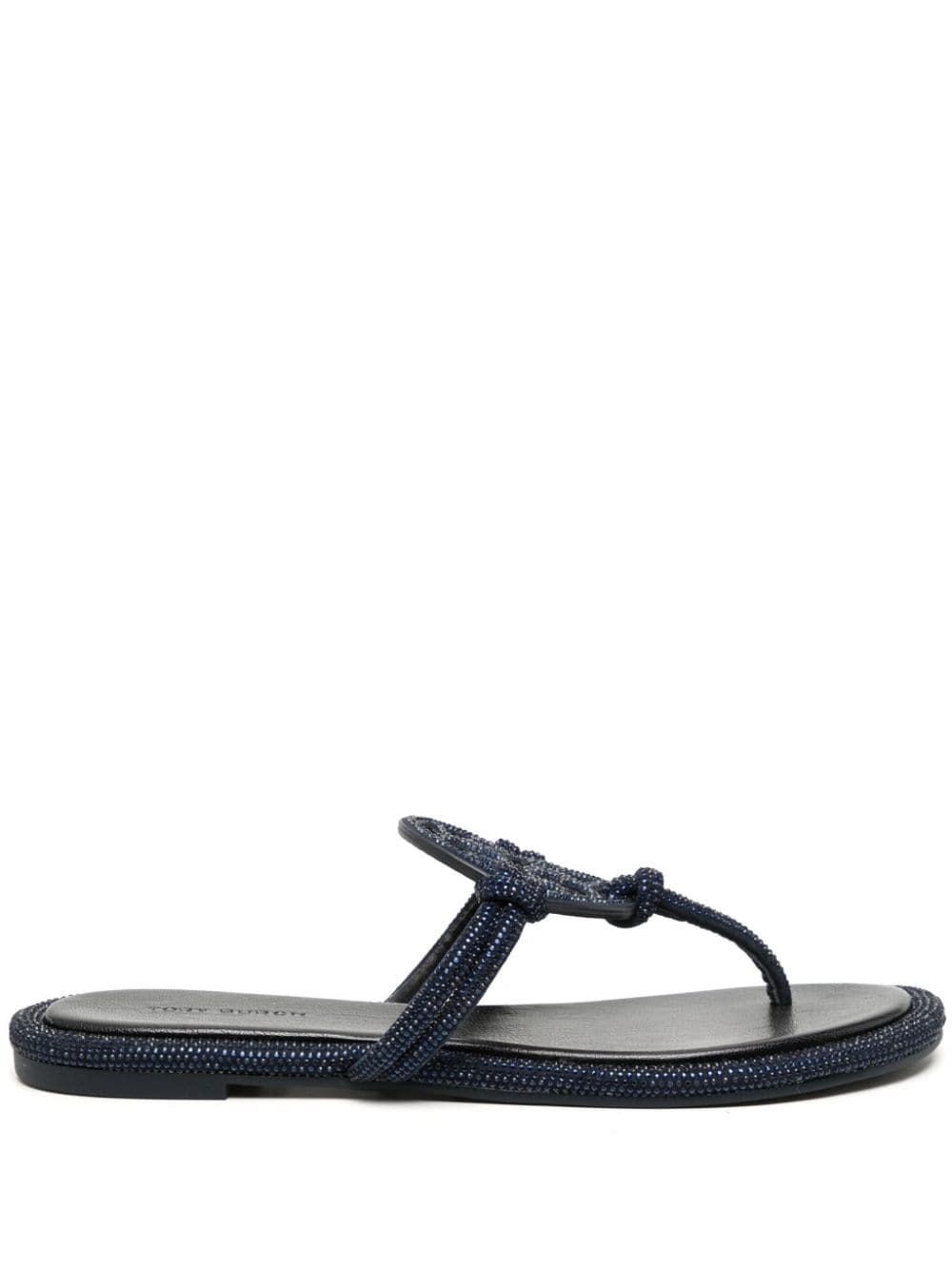 Tory Burch Leather Miller Thong Sandals Glam Steals