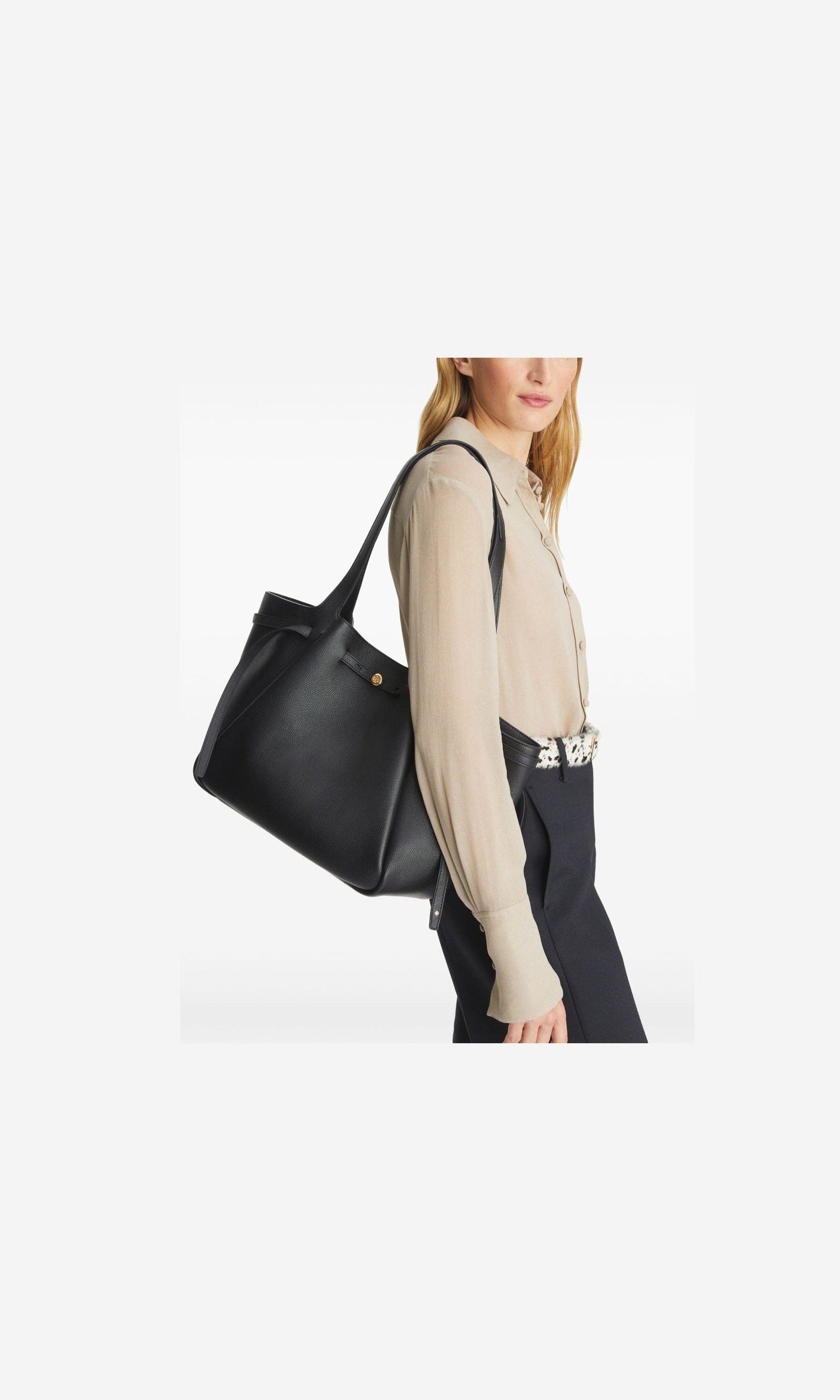 Tory Burch Leather Romy Tote Bag Glam Steals