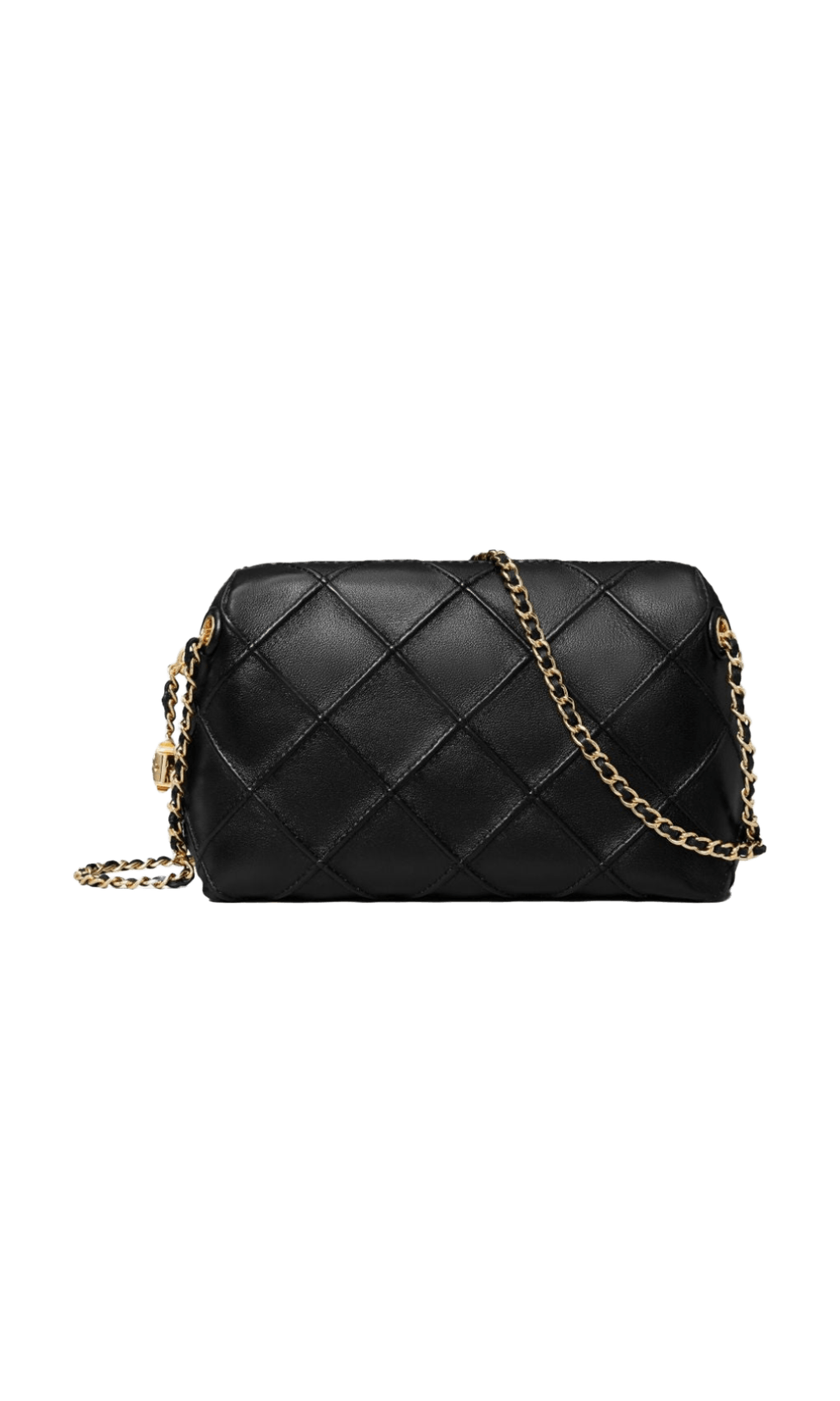 Tory Burch Leather Small Fleming Crossbody Bag Glam Steals