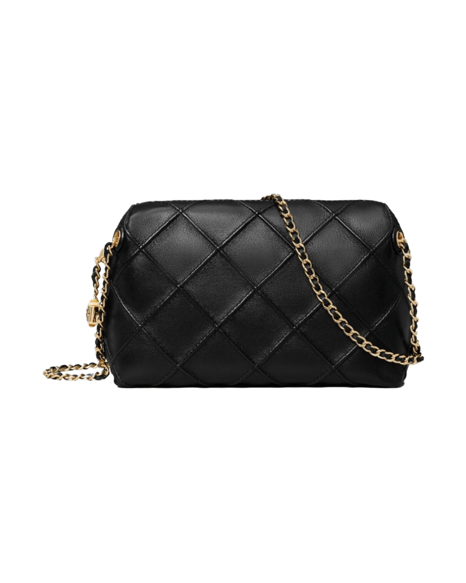 Tory Burch Leather Small Fleming Crossbody Bag Glam Steals