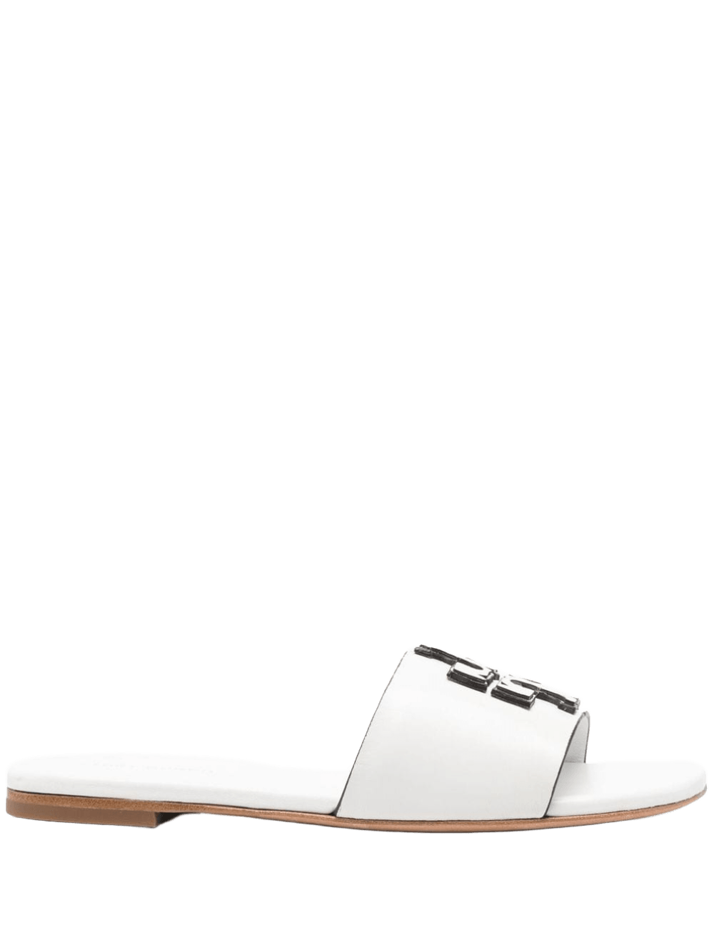 Tory Burch Logo Embossed Slides Glam Steals