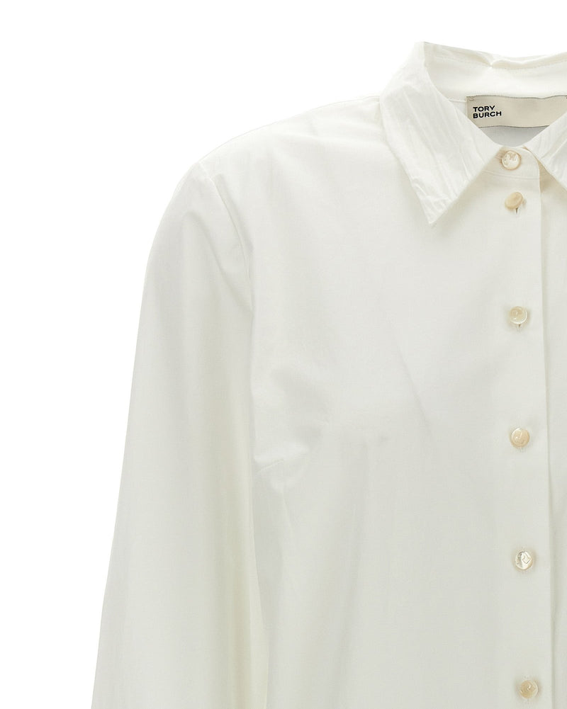 Tory Burch Pleated Detail Shirt Glam Steals