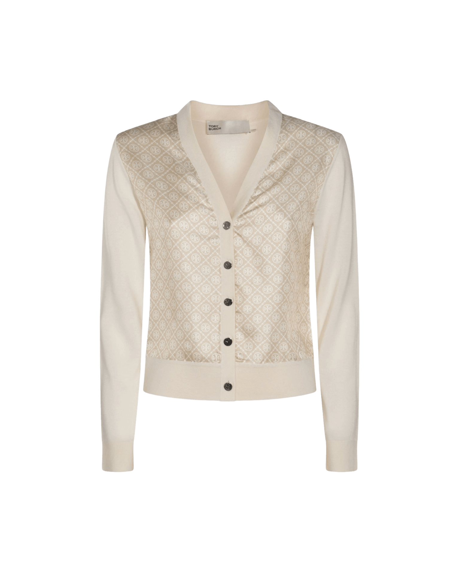 Tory Burch Silk T Monogram Cardigan Glam Steals