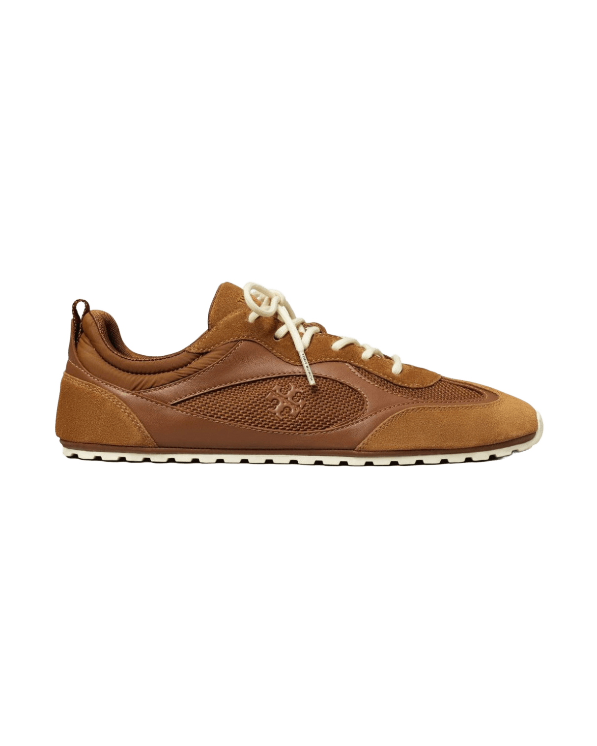 Tory Burch Sneakers Leather Brown Glam Steals