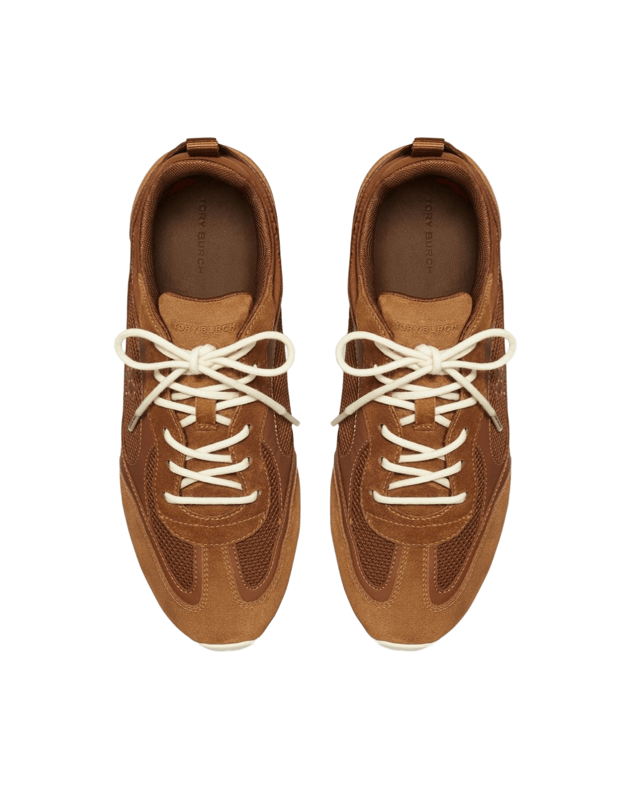 Tory Burch Sneakers Leather Brown Glam Steals